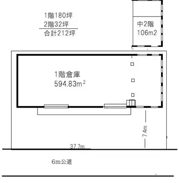 埼玉県川口市赤井の倉庫
